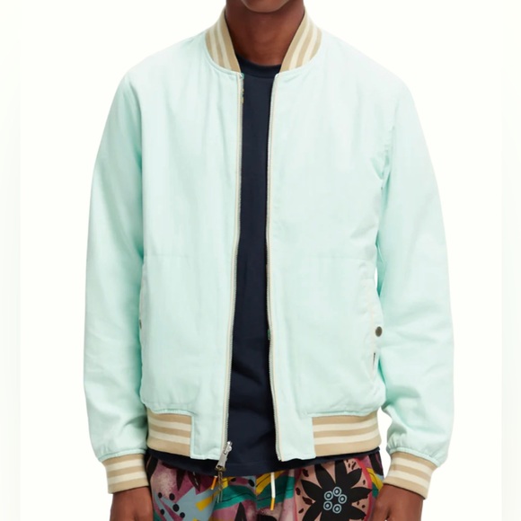 NWT Scotch & Soda Printed reversible bomber jacket - Picture 2 of 7